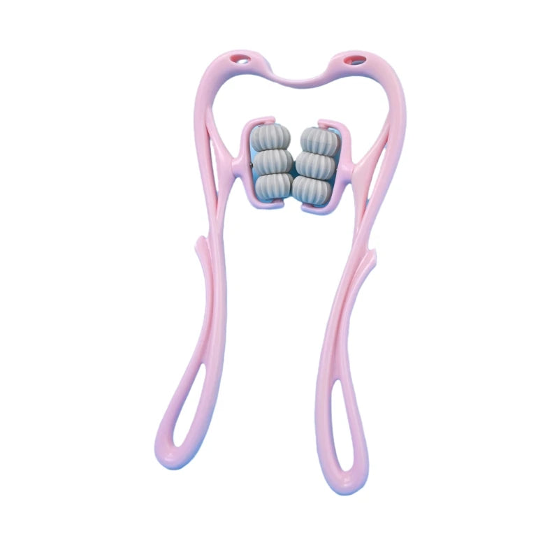Plastic Pressure Point Therapy Neck Massager and Hand Roller for Neck and Shoulder Relief