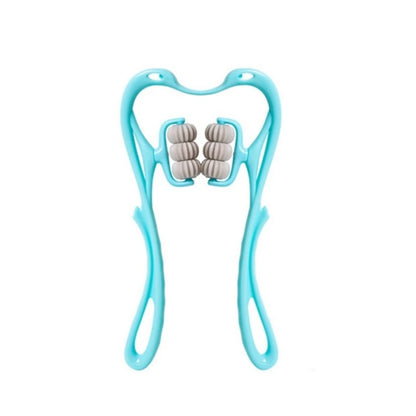 Plastic Pressure Point Therapy Neck Massager and Hand Roller for Neck and Shoulder Relief
